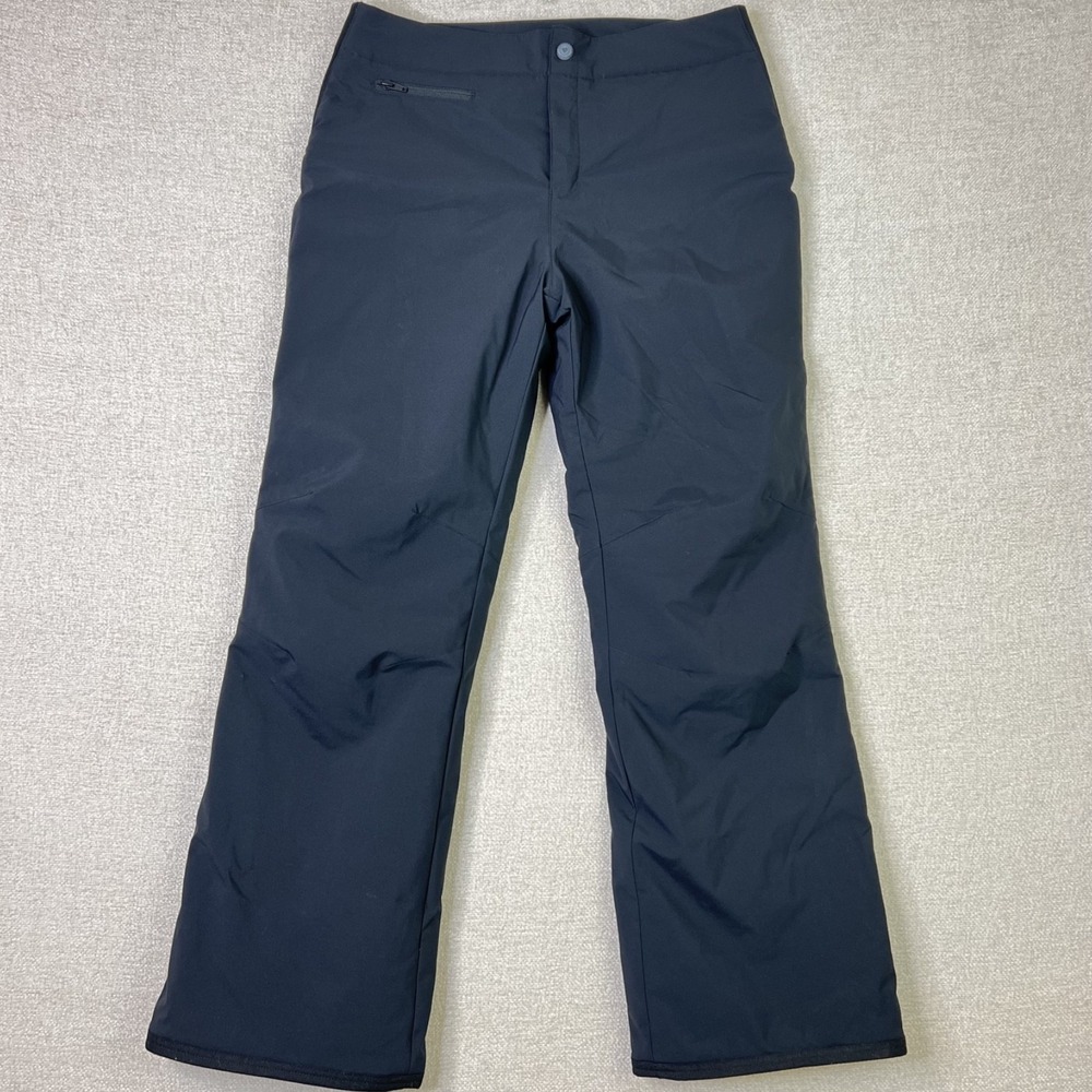 Obermeyer Snow Pants Womens 12 Short Black Insulated Ski Water Resistant